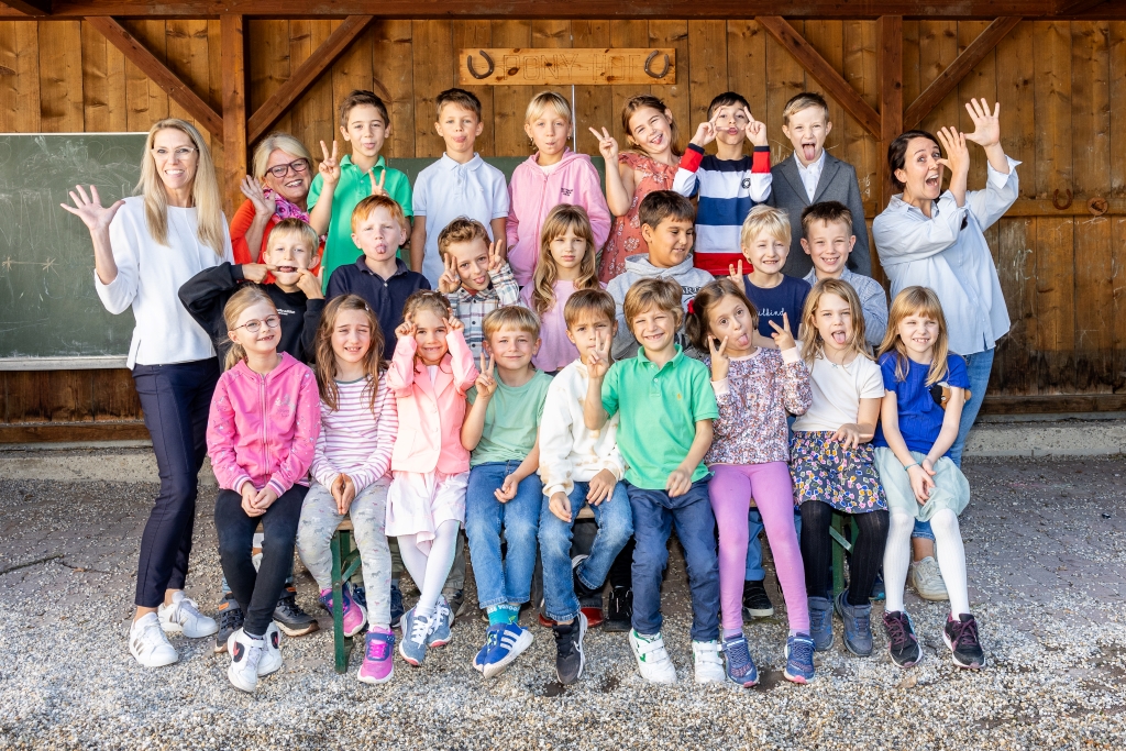 Klassenfoto Spass