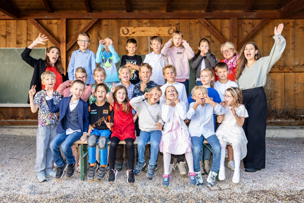 Klassenfoto Spass